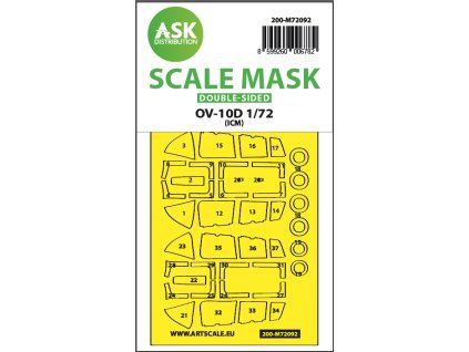 1/72 OV-10D Bronco double-sided express fit mask for ICM