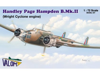 1/72 Handley Page Hampden B.Mk.II (W.Cyclone) - Valom