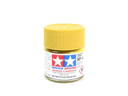 Tamiya 81704 Acrylic Mini XF-4 Yellow Green