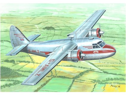 1/72 Percival P.50 Prince (G-AMLZ)