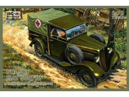 1/72 Polski Fiat 508/III ambulans (ambulance)