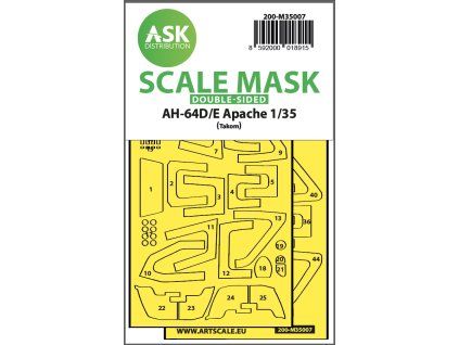 1/35 AH-64D/E double-sided fit express mask for Tacom