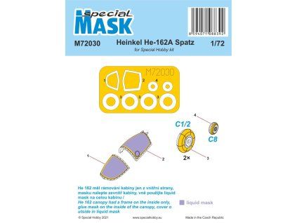 1/72 Heinkel He 162 MASK