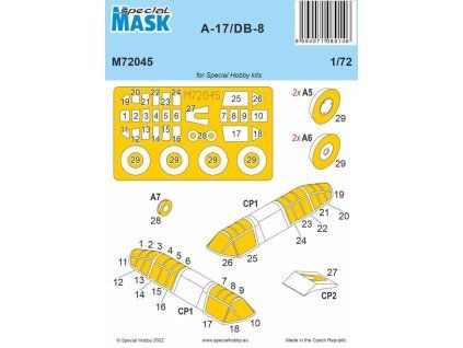 1/72 A-17/DB-8 MASK