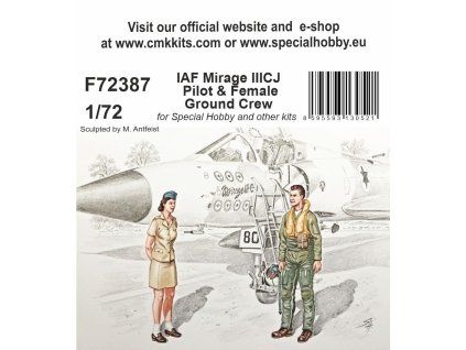 1/72 IAF Mirage IIICJ Pilot & Female Ground Crew