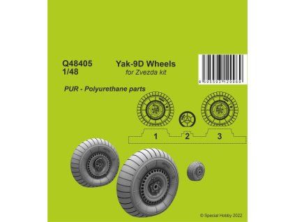 1/48 Yak-9D Wheels