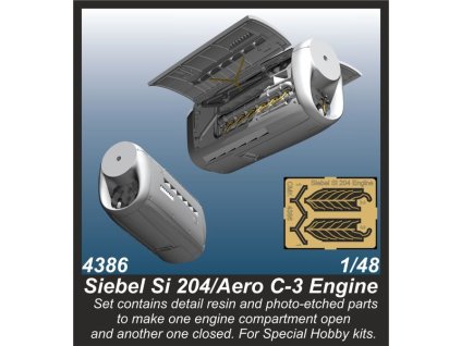 1/48 Siebel Si 204/Aero C-3 Engine