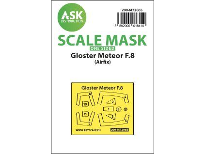 1/72 Gloster Meteor F.8 one-sided express mask for Airfix