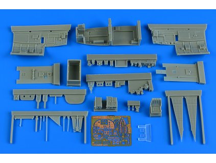 1/48 Spitfire Mk.I control surfaces - TAMIYA