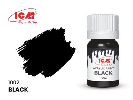 ICM Black - bottle, 12 ml