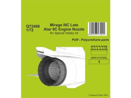 1/72 Mirage IIIC Late - Atar 9C Engine Nozzle