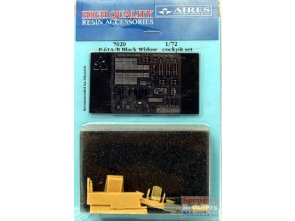 1/72 P-61 Black Widow cockpit set