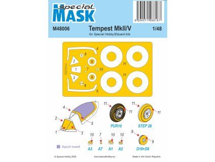 1/48 Tempest Mk.II/V Mask