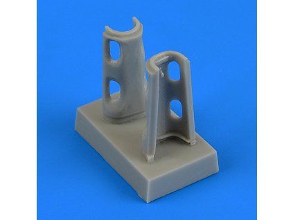 1/48 Bf 109G correct undercarriage bay - EDUARD