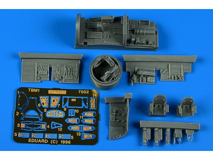 1/72 TBM Avenger cockpit set for HASEGAWA kit