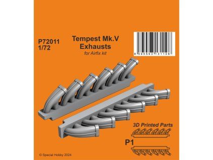 1/72 Tempest Mk.V Exhausts