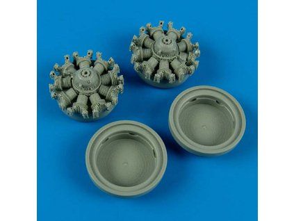 1/48 S2F Tracker engines - KINETIC