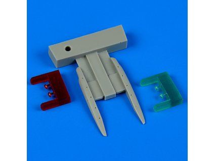 1/72 Bf 110C/D/E/F position lights - EDUARD