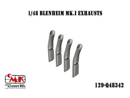 1/48 Blenheim Mk.I Exhausts
