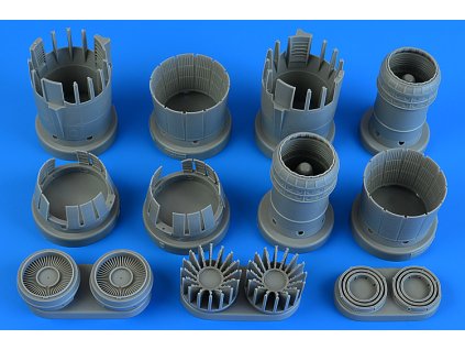 1/48 SR-71A Blackbird exhaust nozzles - opened for REVELL kit