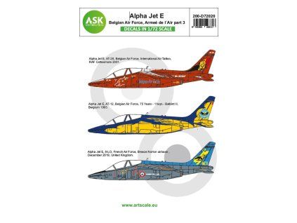 1/72 Alpha Jet E Belgian Air Force and Armeé de l´Air part 3