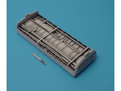 1/48 F-8 Crusader Engine duct bay (for raised wing