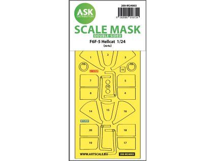 1/24 F6F-5 Hellcat double-sided express masks for Airfix