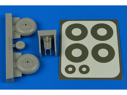 1/72 Wellington wheels & paint masks (early)