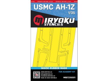 1/35 USMC AH-1Z VIPER - Inside rubber mask
