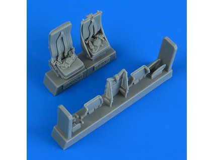 1/48 Mi-24 Hind seats with safety belts for x kit