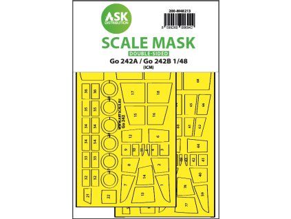 1/48 Gotha Go 242A / Go 242B double-sided express fit mask for ICM