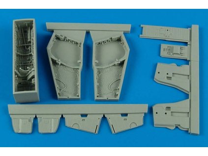 1/48 F-4B/N Phantom II wheel bays - ACADEMY
