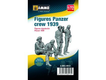 1/72 Figures Panzer crew 1939