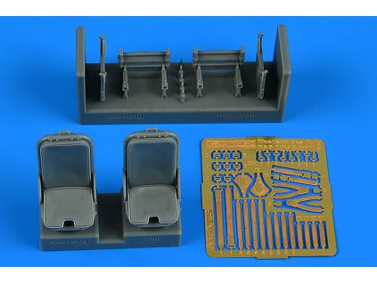 1/48 Sea King HAR Mk.3/5/AEW Mk.2A pilot & co-pilot seats for HASEGAWA kit