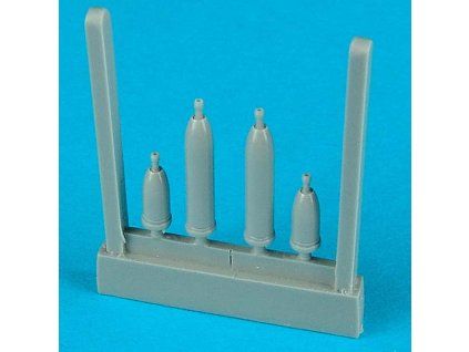 1/48 Spitfire F Mk. 24 cannon barels - AIRFIX