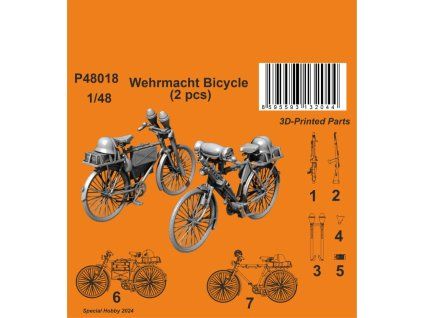 1/48 Wehrmacht Bicycle (2 pcs)