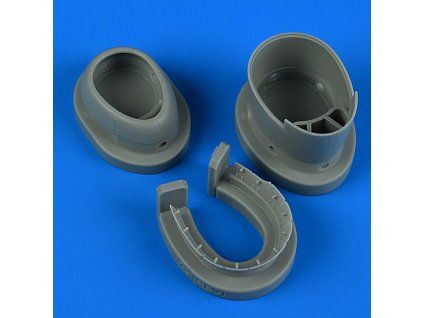 1/72 P-47D/M Thunderbolt cowling and cooling flaps (opened) for REVELL kit