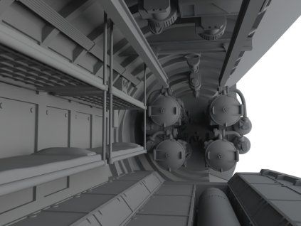 1/72 U-Boot IX Front Torpedo Section for REV