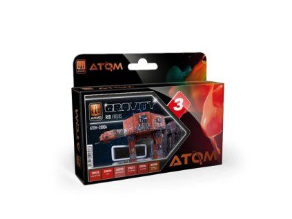 ATOM Gravity Set 3 -Red - 6x 20ml