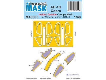 1/48 AH-1G Cobra Mask