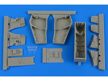 1/48 F-4C/D Phantom II wheel bay with covers - ACADEMY