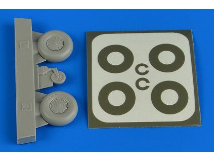 1/32 Bucker Bu 131 wheels & paint masks disc cover