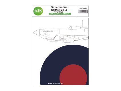 1/32 Spitfire Mk.IX - stencils