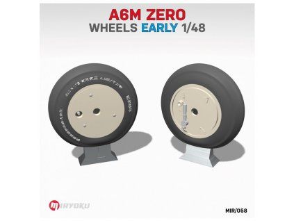 1/48 A6M zero wheels early - Miryoku