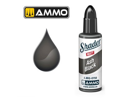 MATT SHADER Ash Black