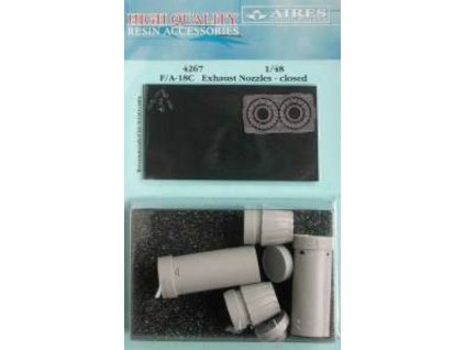 1/48 F/A-18C Hornet exhaust nozzles - closed position - HASEGAWA