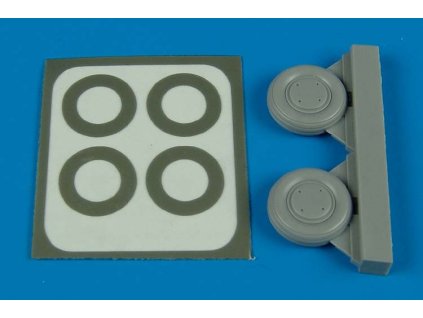 1/72 P-40 wheels & paint masks  (type B)