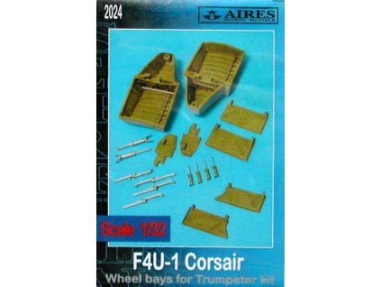 1/32 F4U-1A Corsair wheel bays - TRUMPETER