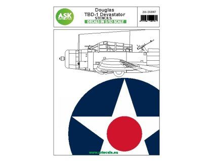 1/32 Douglas TBD-1 Devastator - STENCILS