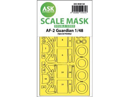 1/48 AF-2 Guardian double-sided fit express mask for Special Hobby